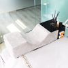 MNpartnery Beauty Salon Eyelash Extension Neck Pillow - Comfortable Velvet Beauty Memory Foam Pillow,to Protect The Neck When Used for Lash Extension Grafting Make Up (Grey)…