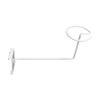 4 Pc WHITE Hat Racks Wire Grid Wall Cap Slat Panels Gridwall Display Hook Retail