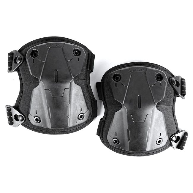 LayLax Knee Pads for Survival Games, Easy to Put on and Take off, Semi-Hard Grip, Anti-Slip