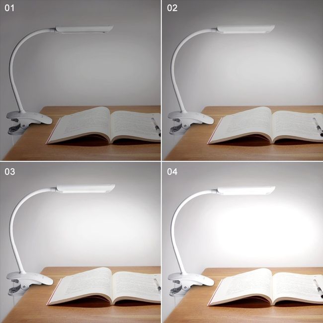 Flexible Soft Touch LED Clip Lamp