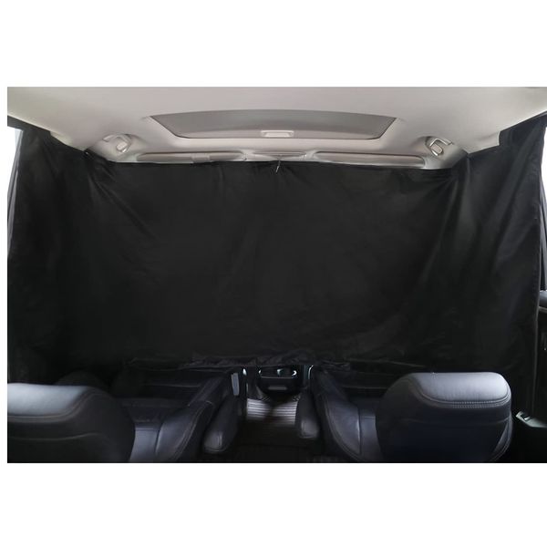 [Y.WINNER] Car Curtain, Strong Magnet, Car Sleepover Curtain, Blackout Fabric, Length 118.1 x 37.4 inches (300 x 95 cm), Front Seat/Rear Seat, Large/Medium Size Car, Truck, Nap, Blackout Curtain, Easy