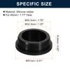 sourcing map 2 Pcs Black Plug Holes, Waterproof Rubber Button Plug for 45mm / 1.77" Hole