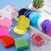 Sherr 120 Pcs Dental Retainer Case with Holes Denture Case 12 Colors Mouth Guard Case Muticolor Retainer Holder False Teeth Container Denture Holder Retainer Container Case for Travel Office Home