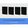Compatible With Holmes HAP633-U Air Purifier Charcoal Carbon Pad Filter (4-Pack)