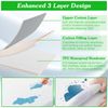 80" Mattress Protector Hypoallergenic Breathable Waterproof Bed Cover King Size