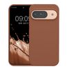 kwmobile Case Compatible with Google Pixel 9 Case - Soft Cover Compatible with Google Pixel 9 Pro Cover - Wireless Charging Mocha