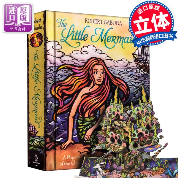 【中商原版】小美人鱼立体书 英文原版 The Little Mermaid 安徒生作品 进口正版 儿童节礼物