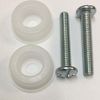 2 X New Headboard Bolts Screws with Plastic Washers 4 Divan Beds/Headboard