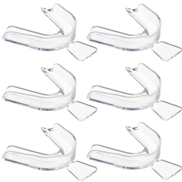 LFCFBH 6PCS Teeth Whitening Mouth Trays Set, Teeth Whitening Gum Shield for Teeth Whitening Grinding Protecting