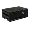 WEIYIXING Raspberry Pi 5 Case, Black ABS Case with Active Cooler Heatsink for Raspberry Pi 5(5B610)