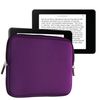 kwmobile Neoprene e-Reader Pouch Size 6,8-7" eReader - Universal eBook Sleeve Case with Zipper - Violet