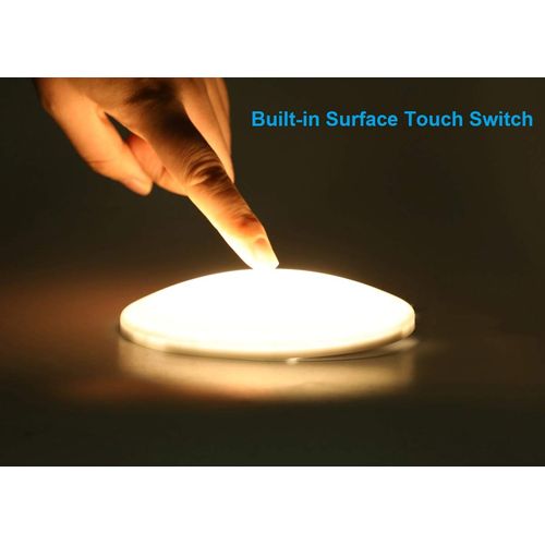 KICORED 12V RV LED Lights Fixture with On-Off Touch Switch Ceiling Lights Ultra Slim Interior Lighting forRV Lights,Trailer Lights,Camper Lights,Boat Lights Warml White CCT3400K 4.5inch （Pack of 3）