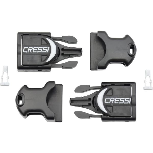 Cressi Reaction/Frog Plus Buckles Fins - Black
