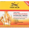 Tiger Balm Pain Relieving Hydrogel Patch Stretchable Long Lasting Large Size 4ct