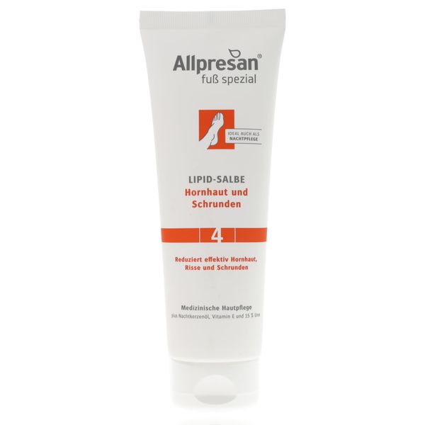 Allpresan Fuss, crema lipidica per i piedi, Spezial Nr 4, con il 15% di urea, delicata riduzione di calli e screpolature