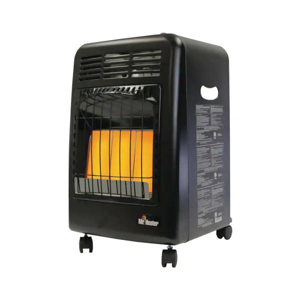 18,000 BTU Cabinet Propane Space Heater With Hose And Regulator