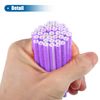 X AUTOHAUX 36 Pcs Purple Bicycle Reflector Reflective Version Durable ABS