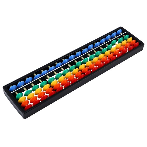 Toddmomy Abacus Soroban for Kids, Plastic Abacus Beads Chinese Calculator Abacus 17 Digits Math Learning Educational Abacus Counting Tool for Kids Adults