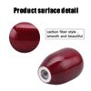 Carbon Fiber Shift Knob Gear Shifter Knobs with 3 Adapter Most Car Decorations Classic,Red-Short