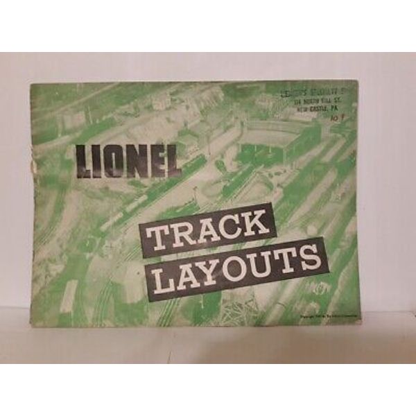 1949 LIONEL CATALOG Toy Train Track Layout