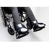 Heel Pillow - Pair - Wicking Fabric - Blue - Ulcer Prevention, Relieves Pressure on Feet/Heels -by Hermell Products