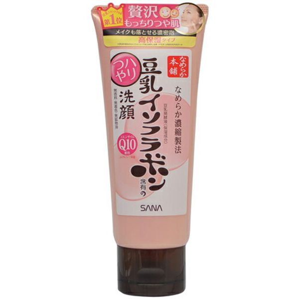 Hime-ryu 11th Anniversary Sale Tokiwa Yakuhin Kogyo Sana Nameraka Honpo Soy Milk Isoflavone-containing Firming Facial Cleanser 150g Fragrance-free, color-free, mineral oil-free (Facial Cleanser) Firming Facial Line (4964596402364)