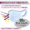 Elleair Hyper Block Mask, Virus Splash Blocking, Small Size, Pack of 30, PM2.5 Compatible, 99% Cut Filter, Made in Japan