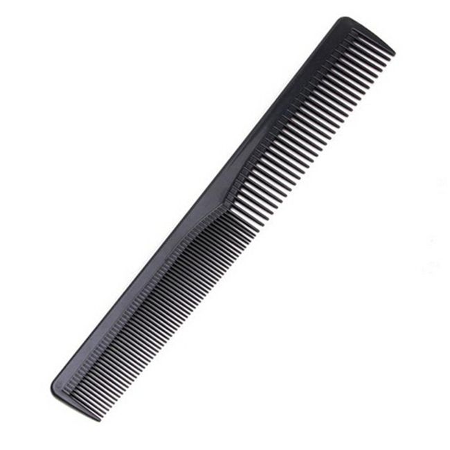 Black Fine Tooth Comb Not Breakable Carbon Fiber Anti Static Chemical And Heat Resistant Comb For All Hair Types Men Women Salon Plastic Cutting Hair Tooth Comb Barber Hairdressing Pocket