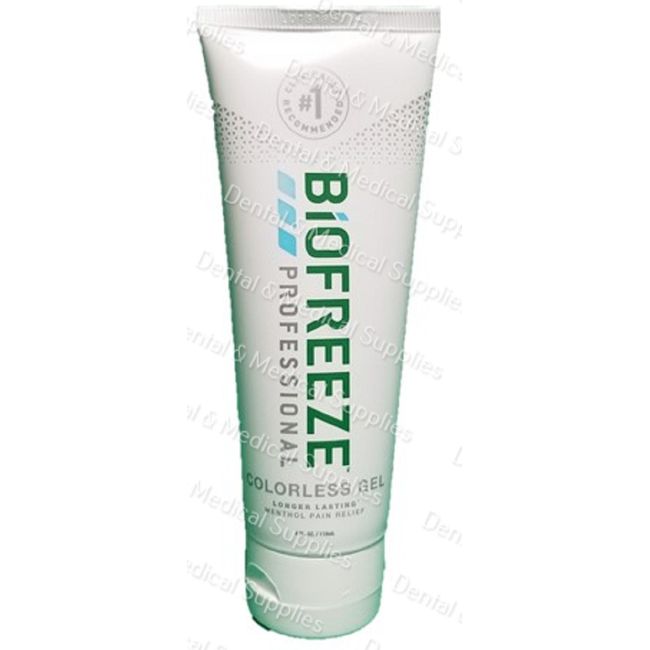 Biofreeze Professional 4 oz Gel Tube COLORLESS EXP 05/2024 LONG LASTING