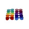 Round Style Color Therapy Glasses, Colored Sunglasses Set of 10 Colors