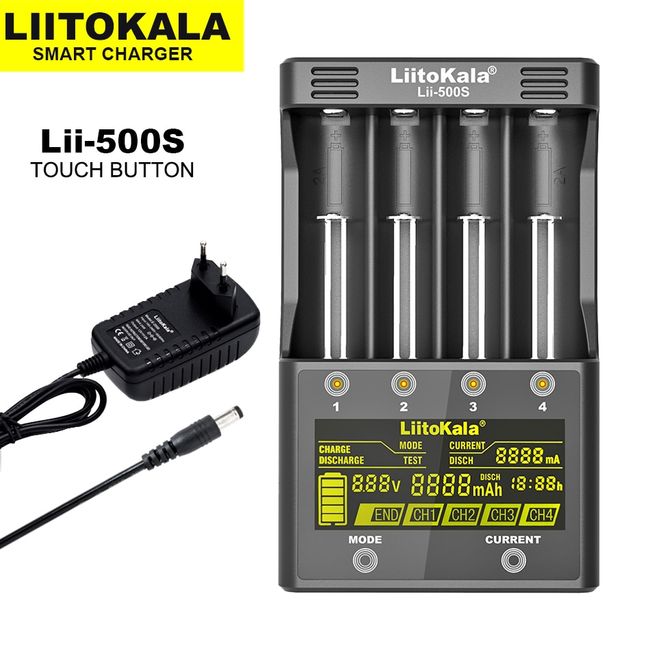 Chargeur double batteries 18650 Lii-202