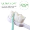 EasyHonor Extra Soft Toothbrush for Sensitive Gums, Micro Fur Manual Toothbrush with 20000 Soft Floss Bristle for Pregnant Women, Elderly, Braces and Gum Recessions, Protect Fragile Gums (6 Pack)