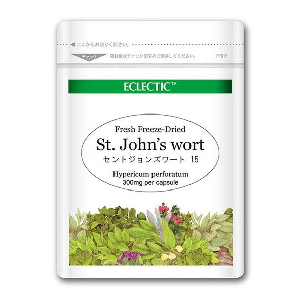 ECLECTIC EC120 Organic Herbal Supplement St. John&#39;s Wort Eco Pack