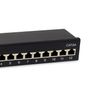 Equip 326622 12-Port Cat.6A geschirmtes Desktop-Patchpanel, schwarz