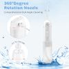 Water Flosser, Vinmax Portable Cordless Water Flossers for Teeth,Mini Rechargeable Home & Travel Water Flossers,3 Modes & IPX7 Waterproof,5Jet Tips,Braces Bridges Care. (White)