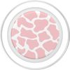 Cow Print Pattern in Pastel Pink PopSockets PopGrip for MagSafe