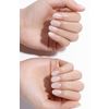 Dashing Diva ZMA001 Gel Nail Stickers, Artificial Nails, Color Gel, Light, Hardened Type, False Nails, For Hands, Color: White Wonderland