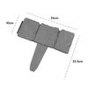 KCT 1 Pack - Grey Stone Cobble Effect Garden Lawn Border Edging Interlocking Path Edge - 10 Pieces Total