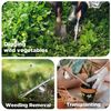 WORKPRO Weed Puller Tool Leverage Base V-Shaped Forks Weeds Removal Root Digging