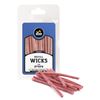Refill Wicks For Tzinores - Medium, For Oil Lighting, 50/Pcs. 1 Pack