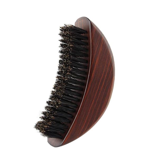 Shaving Brush, Pig Hair, Men's, Beard Brush, Hair Brush, Black, Ingot Look, Wooden Handle, For Hair Cutting, Salon Beauty Salon, Men's