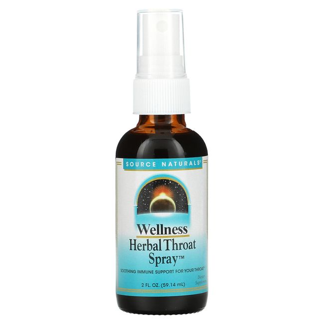 Wellness, Herbal Throat Spray, 2 fl oz (59.14 ml)