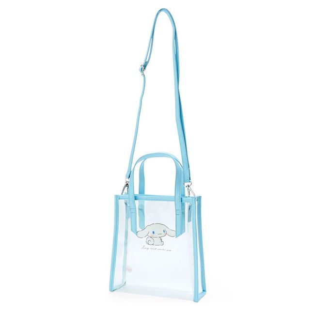 Sanrio 763659 Cinnamoroll Shoulder Bag with Clear Handle