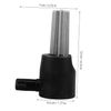 PACKOVE Wig Holder Stand Plastic Head Form for Display Robust Metal Plastic Wig Head Mold Frame