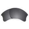 Revant Replacement Lenses Compatible With Oakley Flak Jacket XLJ, Polarized, Black Chrome MirrorShield