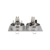 Ranex XQ0806 35 Watt Ranex Louise Rectangular Directable Aluminium Spot Light/Downlight Duo