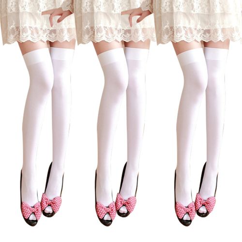 Aqualand Over-The-Knee Compression Socks, Knee-Highs for Neat & Beautiful Legs (One Set of Three Pairs)