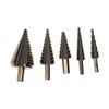 US PRO Tools Step Drill Set in Case 4-35MM HSS-G+ Stepped Tool Metals PVC 7136