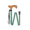 Tartan Folding Walking Stick