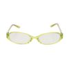 ELECOM OG-ABLC06LGR Blue Light Glasses Clear Lens Oval Light Glin (2013 Model)